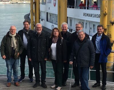 Die Kreistagesfraktion der SPD-Bodenseekreis in Romanshorn