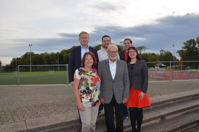 Hinten: Jan Zeitler, Boris Mattes, Dieter Stauber. Vorne: Ingrid Sauter, Norbert Zeller, Britta Wagner