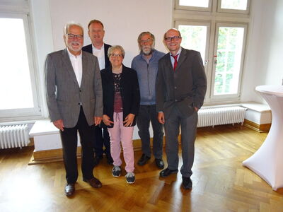 Norbert Zeller, Jan Zeitler, Susanne Jäger, Gerhard Lang. Prof. Dr. Ernst Deuer