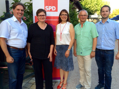 Leni Breymaier mit Kreisvorständen